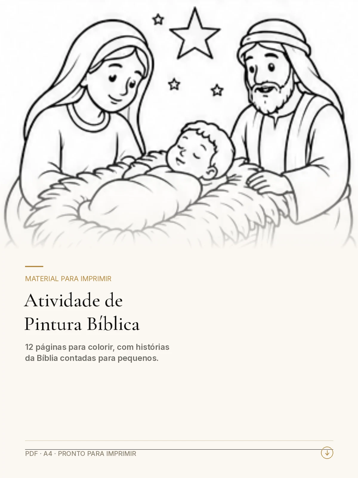 Capa — Atividade de Pintura Bíblica