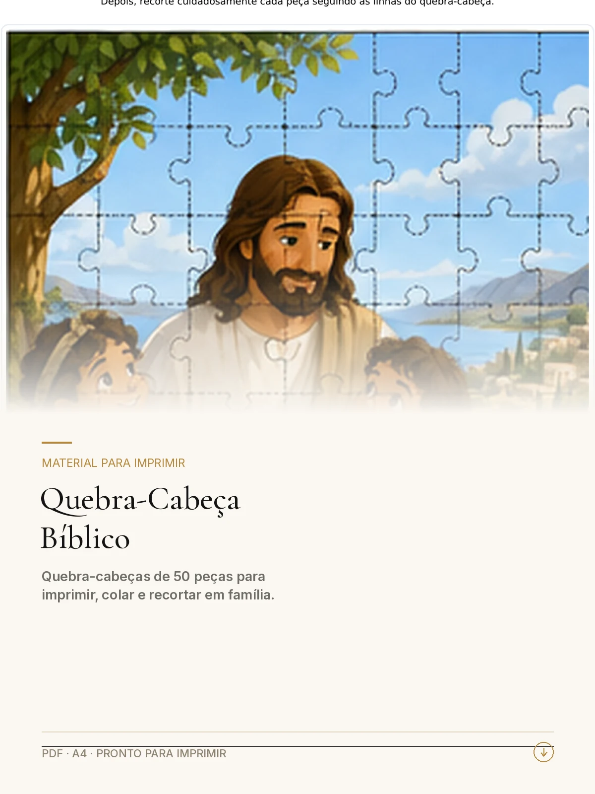 Capa — Quebra-Cabeça Bíblico