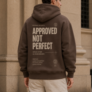 Moletom Approved Not Perfect – Masculino